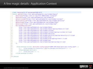 A few magic details : Application Context




                                                                  ®




Copyright 2008 Adobe Systems Incorporated. All rights reserved.
 
