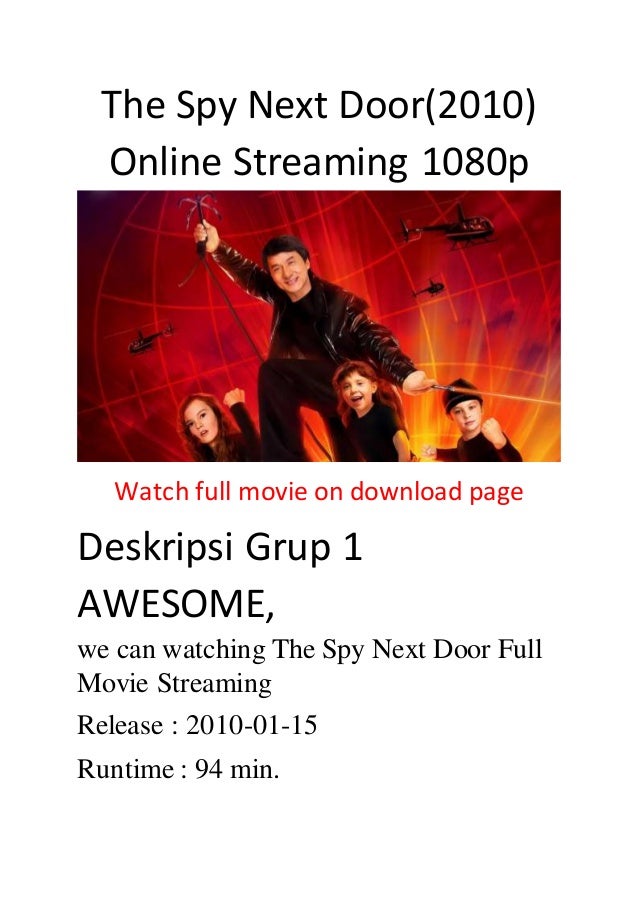 The Spy Next Door 2010 Online Streaming 1080p Action Comedy