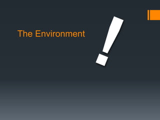 !The Environment