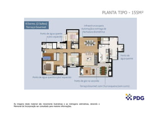 PLANTA TIPO - 155M²




As imagens deste material são meramente ilustrativas e as metragens estimativas, devendo o
Memorial de Incorporação ser consultado para maiores informações.
 