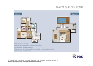 PLANTA DUPLEX - 227M²




As imagens deste material são meramente ilustrativas e as metragens estimativas, devendo o
Memorial de Incorporação ser consultado para maiores informações.
 