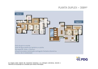 PLANTA DUPLEX – 308M²




As imagens deste material são meramente ilustrativas e as metragens estimativas, devendo o
Memorial de Incorporação ser consultado para maiores informações.
 