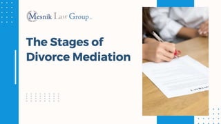 The Stages of Divorce Mediation