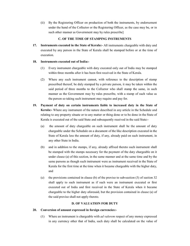 Kerala Stamp Act PDF