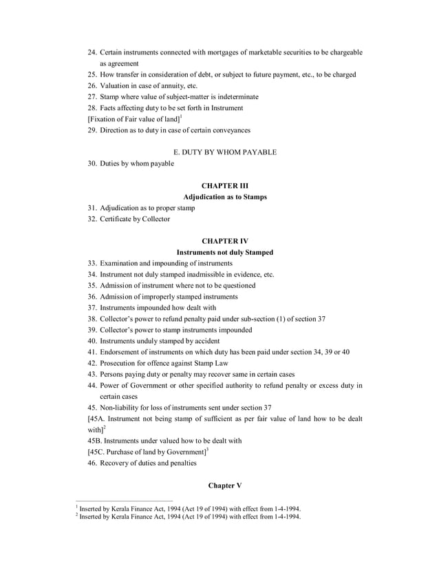 Kerala Stamp Act PDF