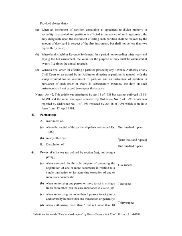 Kerala Stamp Act PDF