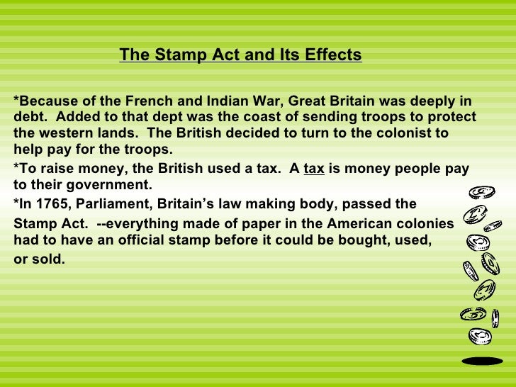 effects of the stamp act