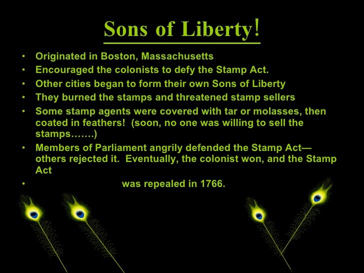 effects of the stamp act