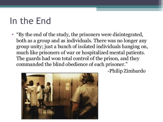 The stanford prison experiment
