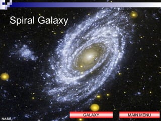 Spiral Galaxy GALAXY MAIN MENU 