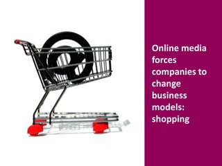 Online media forces companies to change business models: shopping