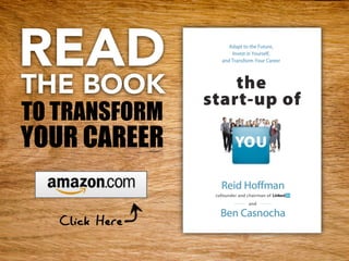 READ
THE BOOK
TO TRANSFORM
YOUR CAREER

   Click Here
 