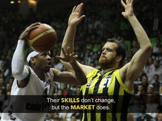 Their SKILLS don’t change,
 but the MARKET does.
 