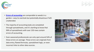 The Startling Reality of Errors of Accounting: Why They Happen and How ...