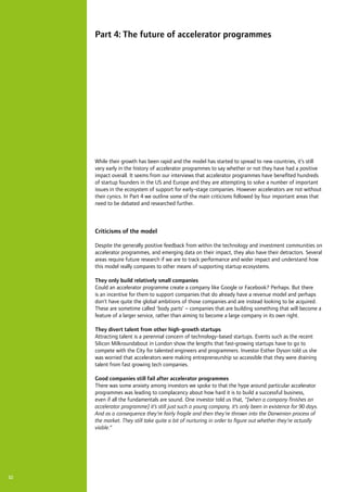 The Startup Factories: The Rise of Accelerator Programs | PDF