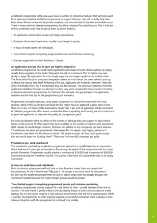 The Startup Factories: The Rise of Accelerator Programs | PDF
