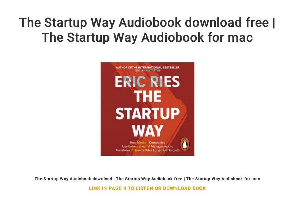 the startup way book the startup way book