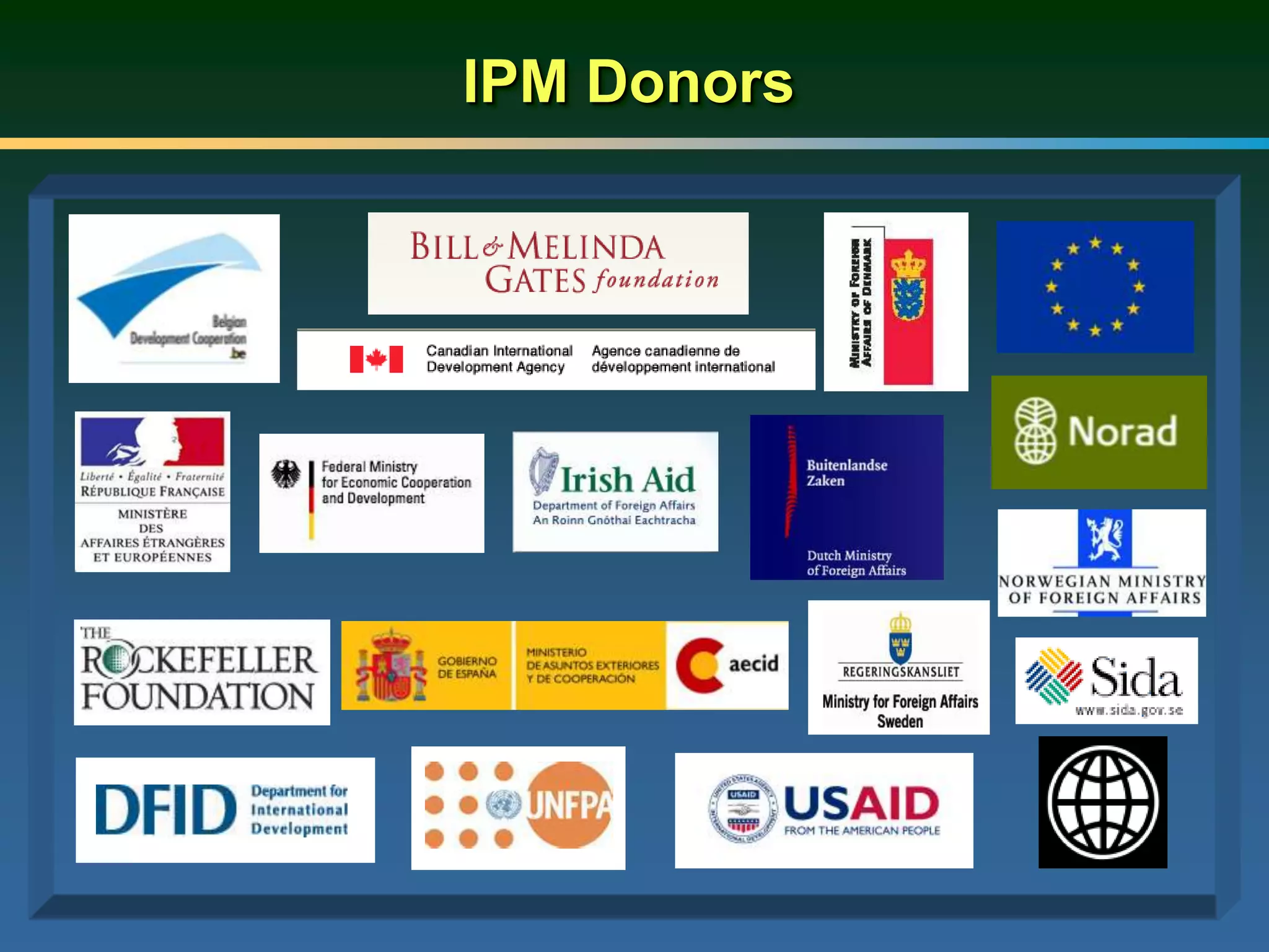 IPM Donors
 