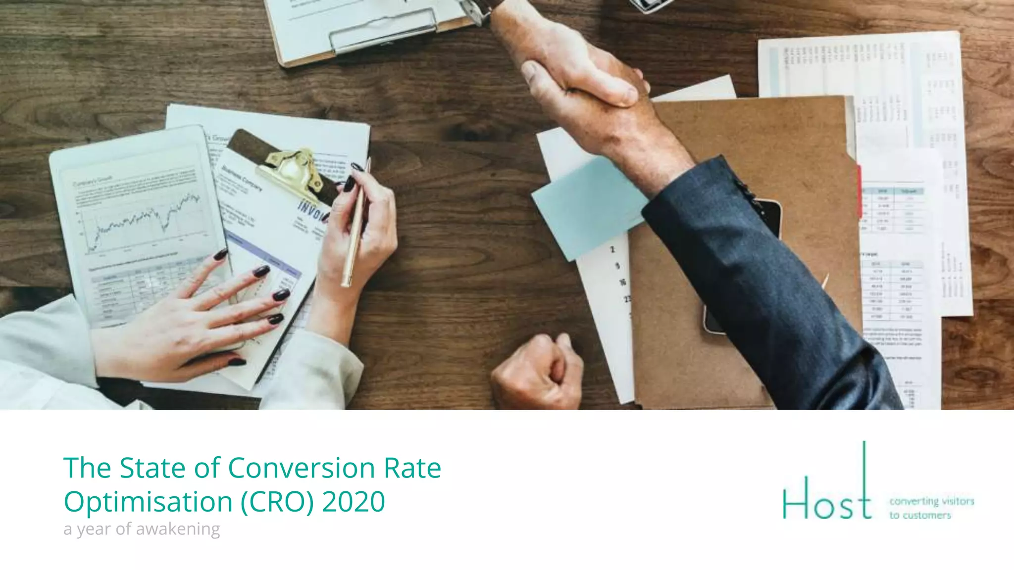 The State of Conversion Rate
Optimisation (CRO) 2020
a year of awakening
 