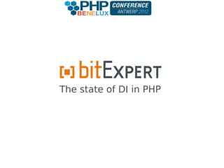 The state of DI in PHP
 