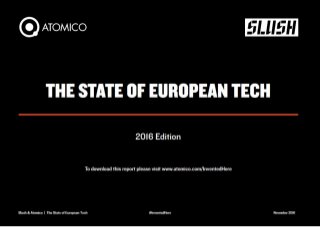 The State of European Tech 2016 Full Report
