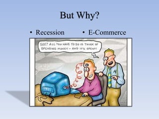 But Why? 
? Recession ? E-Commerce 
 