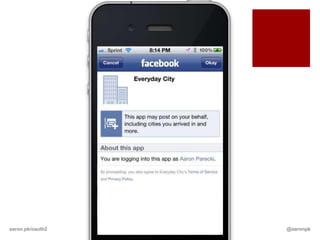 aaron.pk/oauth2   @aaronpk
 