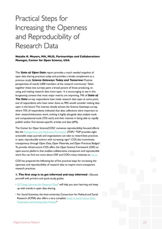 The State of Open Data Report by @figshare | PDF