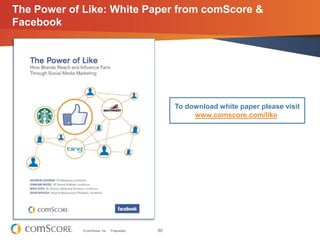 The Power of Like: White Paper from comScore &
Facebook




                                                    To downloa...
