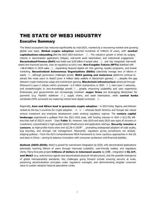 The State of Web3 Industry- Industry Report | PDF