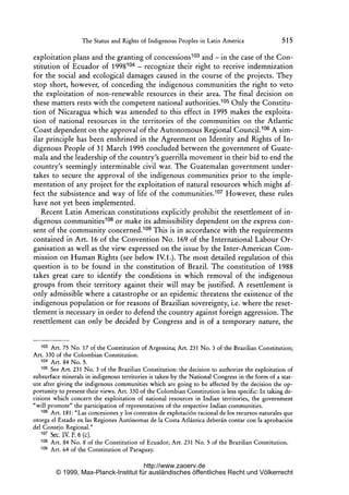 The status and rights of indigenous peoples in latin america | PDF