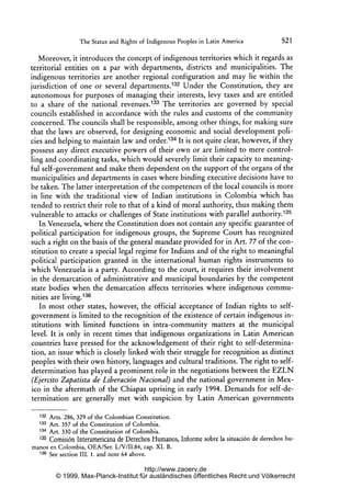 The status and rights of indigenous peoples in latin america | PDF