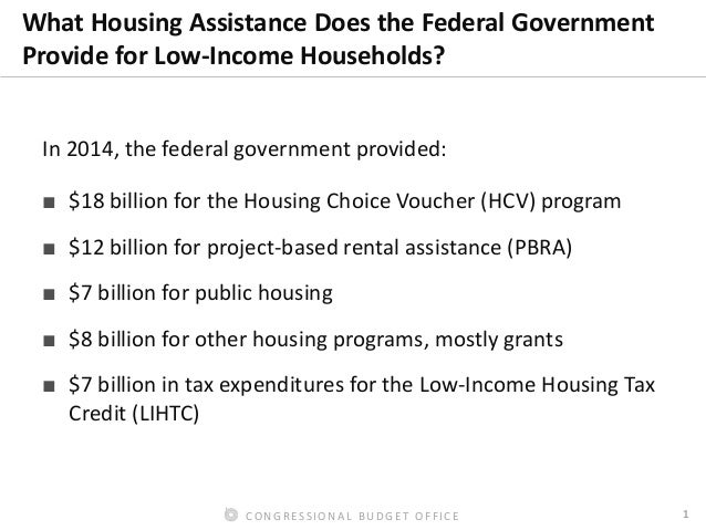The Status of Federal Housing Assistance for Low-Income Households