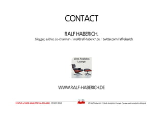 CONTACT
                                                 RALF HABERICH.
                   blogger, author, co-chairman / ...