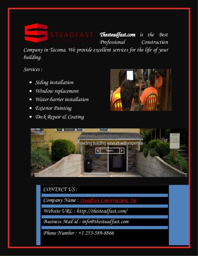 best commercial construction company in tacoma good construction company names