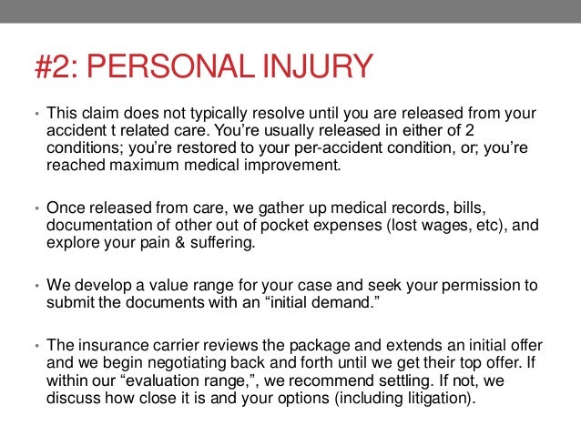 The Step By Step Process Of A Personal Injury Claim The Step By Step Process Of A Personal Injury Claim