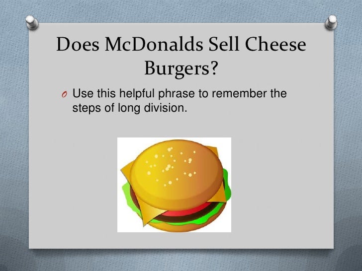 mcdonald s division