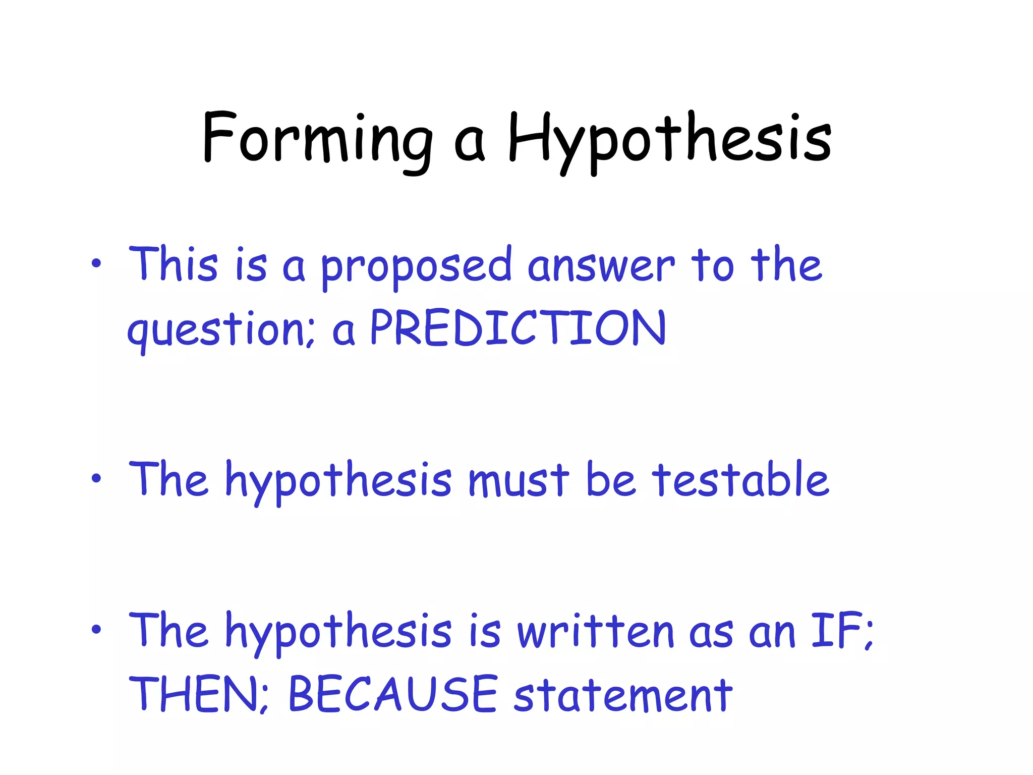 The steps of the scientific method | PPT