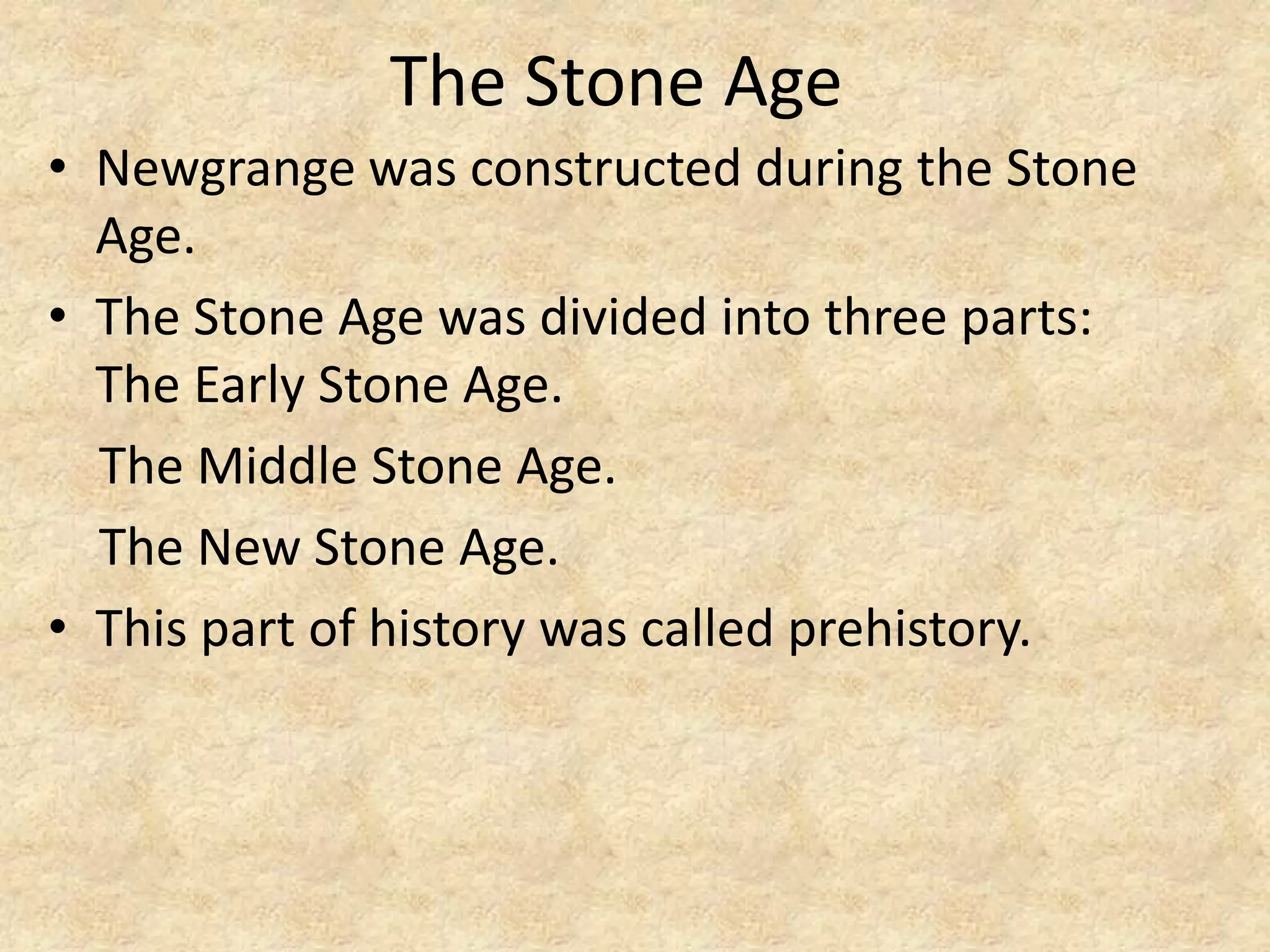The stone age | PPTX