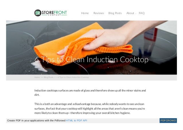 6 Tips To Clean Induction Cooktop