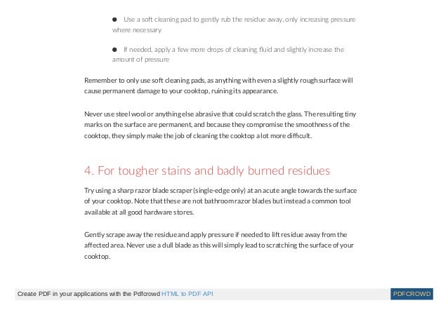 6 Tips To Clean Induction Cooktop