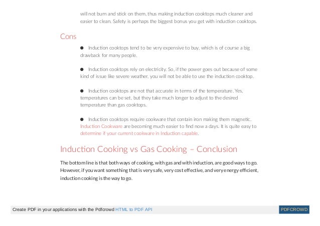 Induction Vs Gas Cooking Pros And Cons