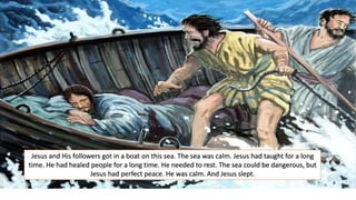 The storm on the sea of galilee PPTX