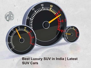 Best Luxury SUV in India | Latest
SUV Cars
 