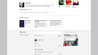New TED redesign – mouseover
animations are overdone and I
wish they'd kill those multi-sized
thumbnail boxes already”
@jo...