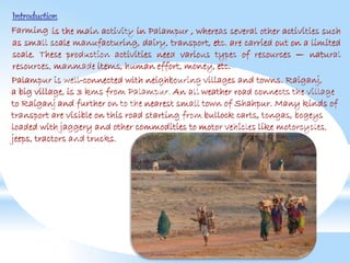 THE STORY OF A VILLAGE PALAMPUR final.ppt