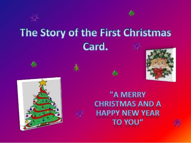 the story of christmas card