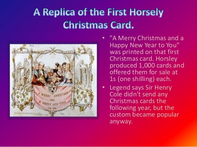 the story of christmas card