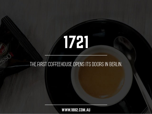 The Story Of Coffee As Told By Espresso 1882 Australia The Story Of Coffee As Told By Espresso 1882 Australia