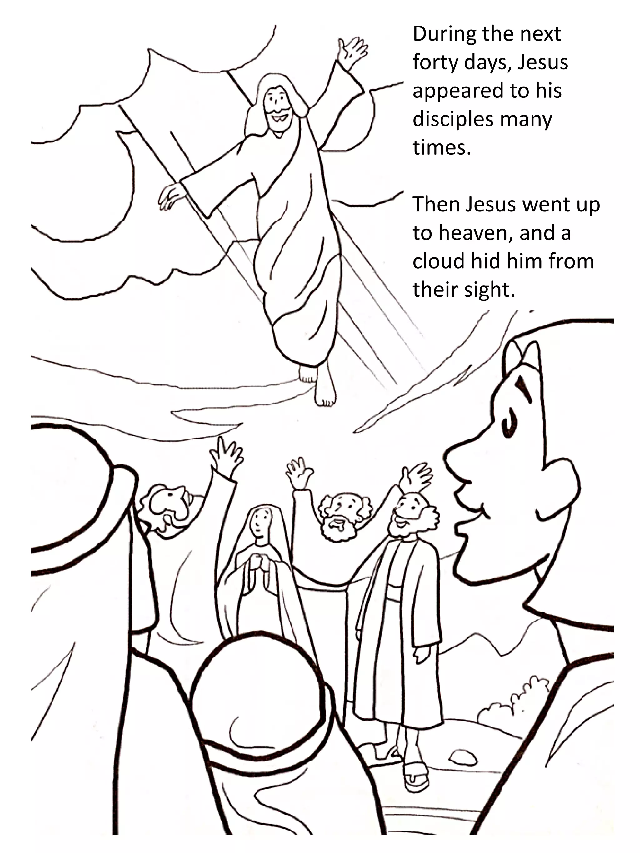 The Story of Jesus for Little Children: Coloring Book | PDF